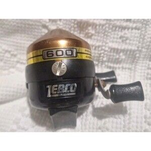 Zebco 600 Spincast Reel Cover  Copper/ Gold Wide Range Drag Anti Reverse USA
